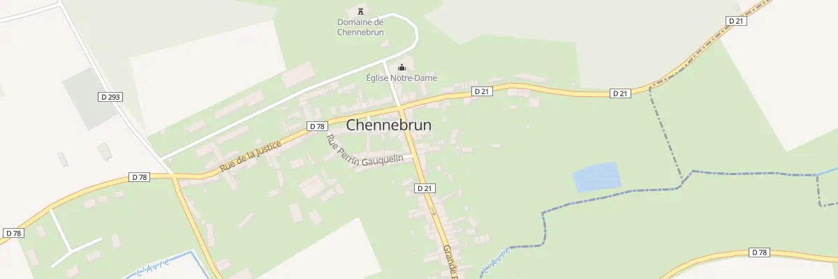 Plan du 5 Gr Grande Rue à Chennebrun