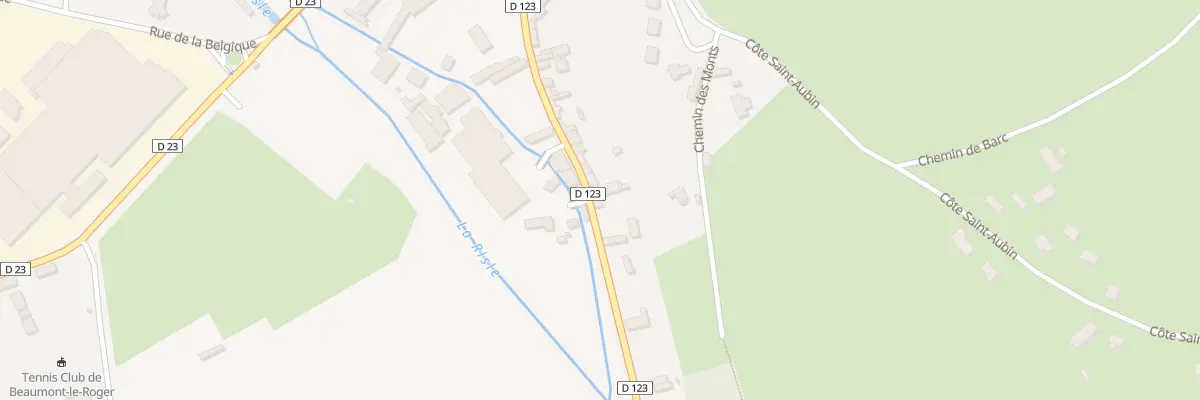 Plan du 33 Rue Saint Sauveur à Beaumont-le-Roger