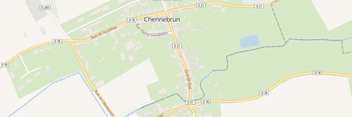 Plan du 18 Gr Grande Rue à Chennebrun