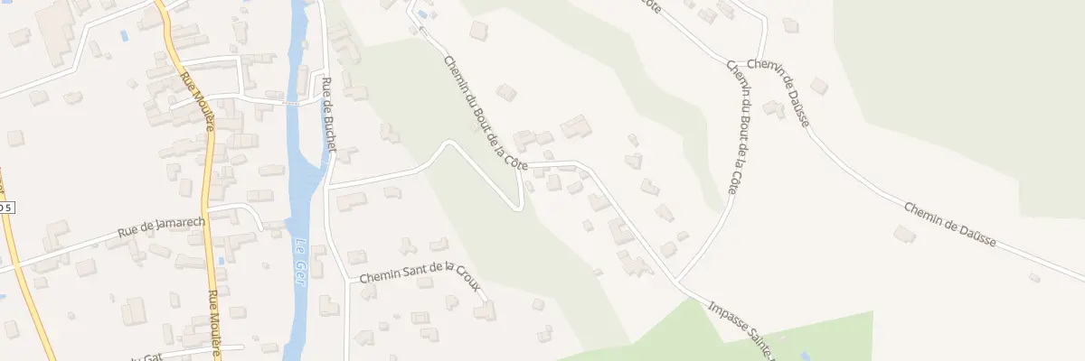 Plan du 939 Chem du Bout de la Côte à Soueich