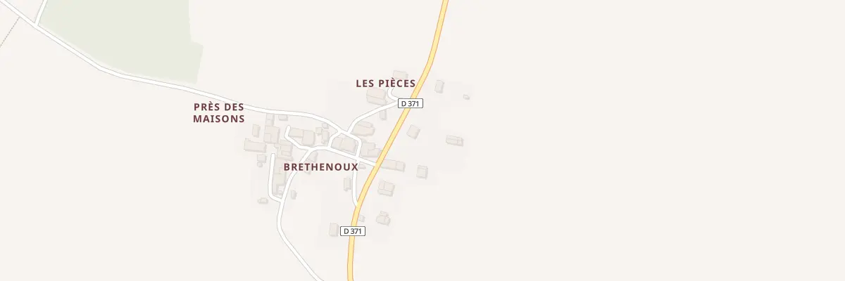 Plan du 3 Brethenoux à Chassenon