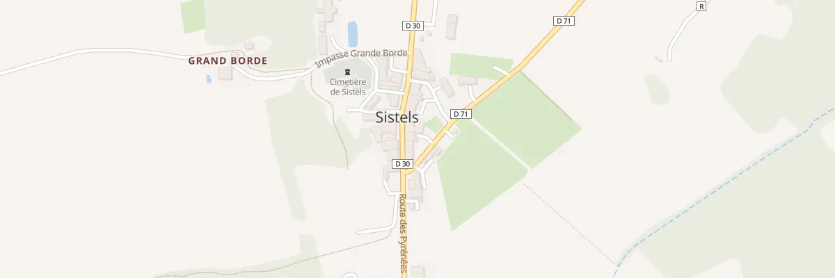 Plan du 5007 Bourg Sud à Sistels