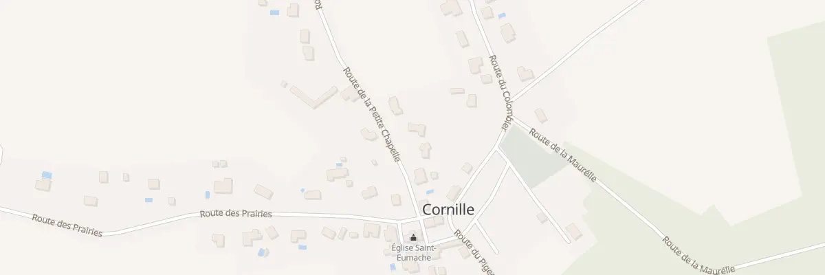 Plan du 110 Rte de la Petite Chapelle à Cornille