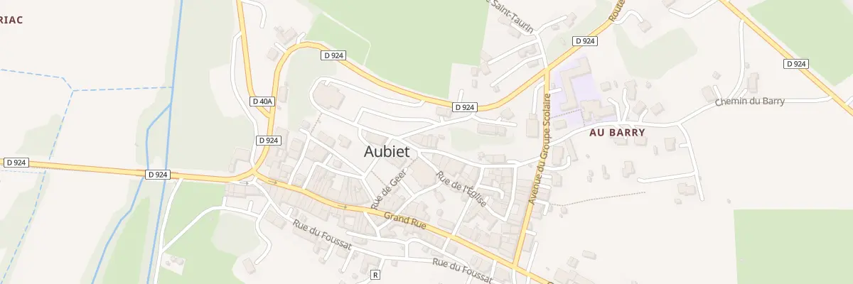 Plan du 3 Pl de la Mairie à Aubiet