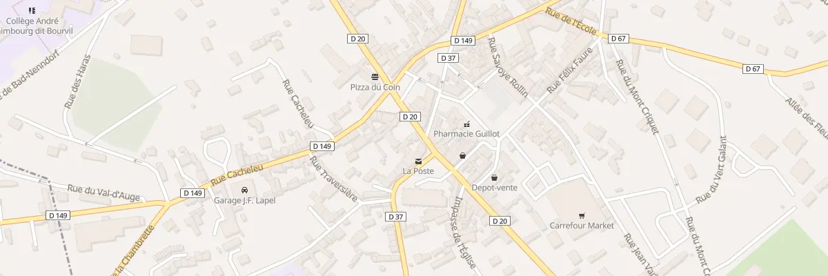 Plan du 4 Rue Pierre Lamotte à Doudeville