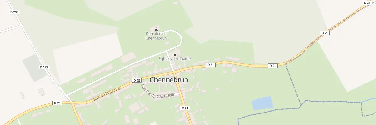 Plan du 3 Rue Saint Hubert à Chennebrun