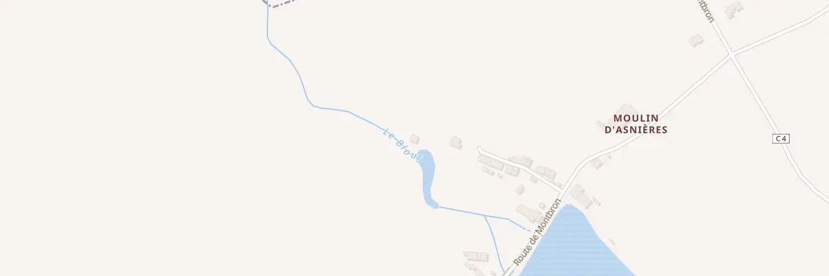 Plan du 5129 Moulin d’Asnieres à Asnières-sur-Blour