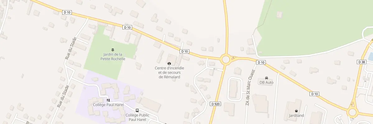 Plan du 36 Rue du Prieuré à Rémalard en Perche