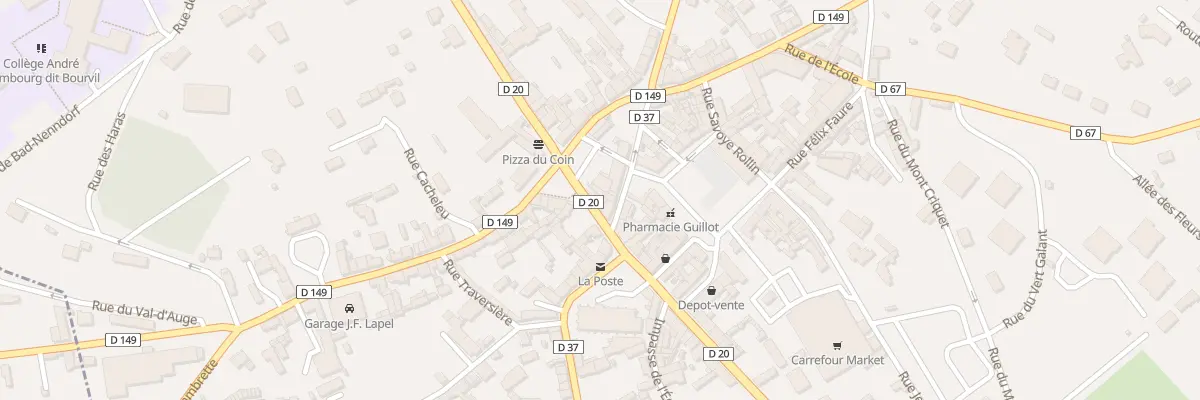 Plan du 3 Rue Pierre Lamotte à Doudeville