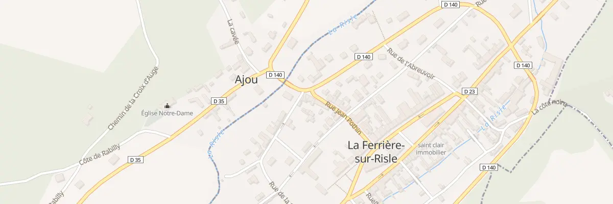 Plan du 9 Rue Jean Pothin à La Ferrière-sur-Risle