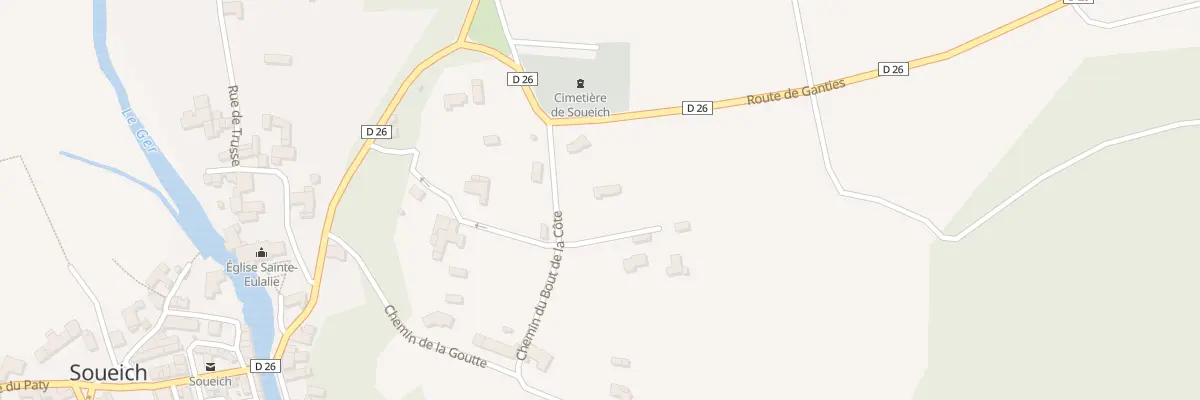 Plan du 3 Camp Dech Arritou à Soueich