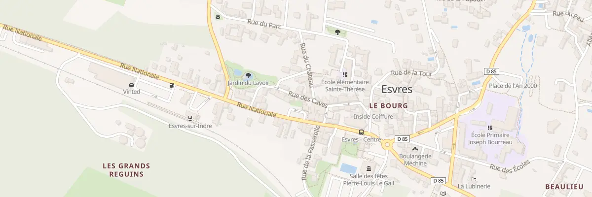 Plan du 5 Rue des Caves à Esvres