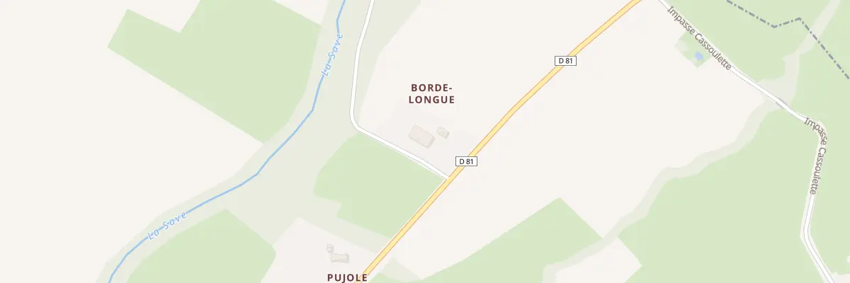 Plan du 8 Borde-Longue à Montbernard