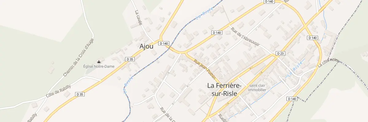 Plan du 7 Rue Jean Pothin à La Ferrière-sur-Risle