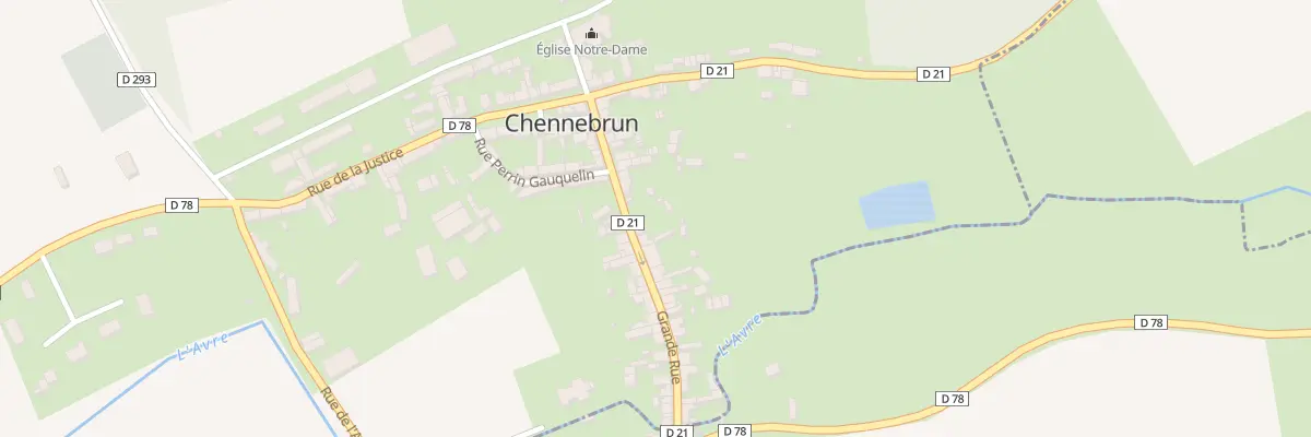 Plan du 15 Gr Grande Rue à Chennebrun