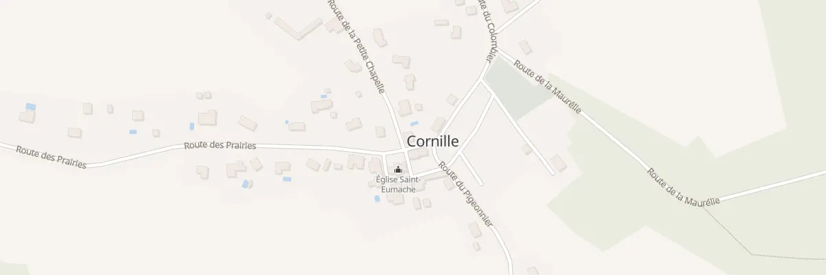 Plan du 28 Rte des Prairies à Cornille