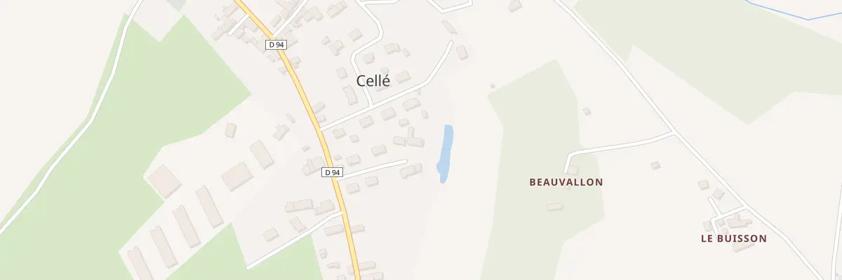 Plan du 7 Imp des Oeillets à Cellé