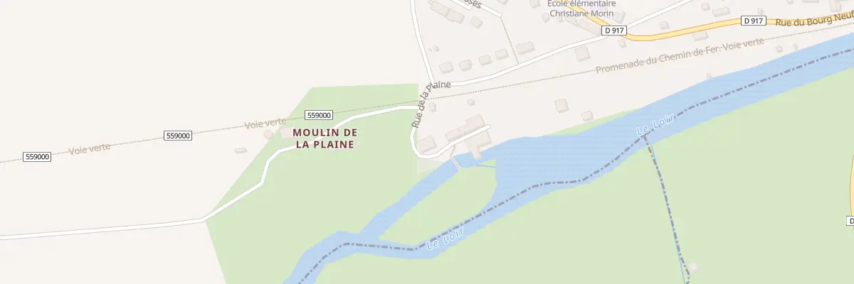 Plan du 306 La Plaine à Troo