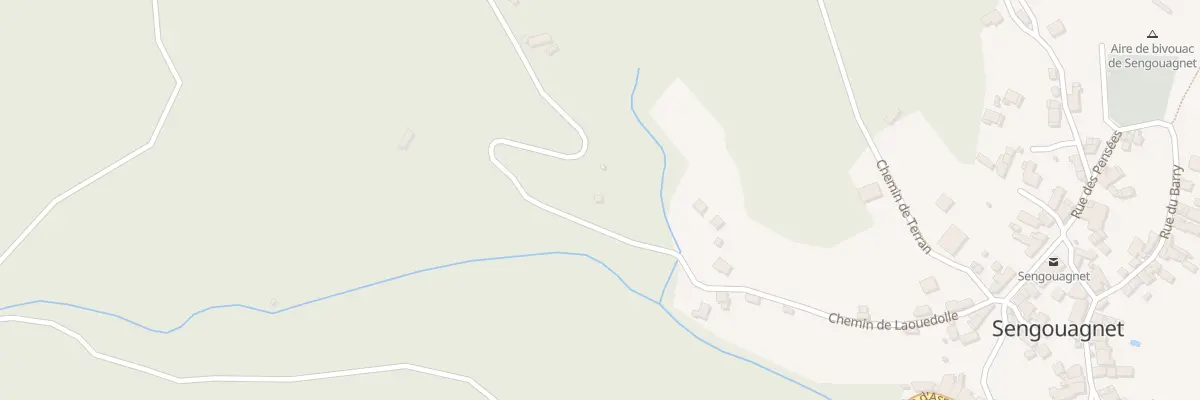 Plan du 9000 Broussos à Sengouagnet