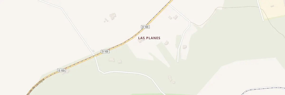 Plan du 72 Las Planes à Frespech
