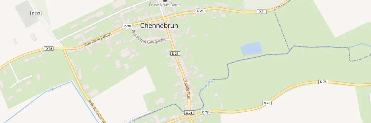 Plan du 19 Gr Grande Rue à Chennebrun