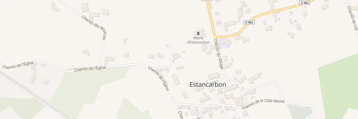 Plan du 2 Che de la Rengue à Estancarbon