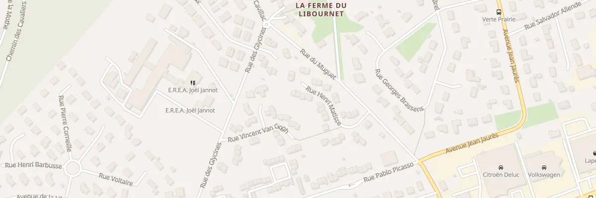 Plan du 31 Rue Henri Matisse à Trélissac