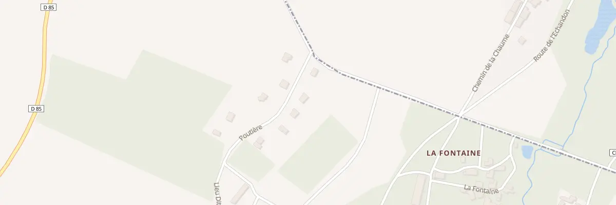 Plan du 3 Poutiere à Saint-Branchs