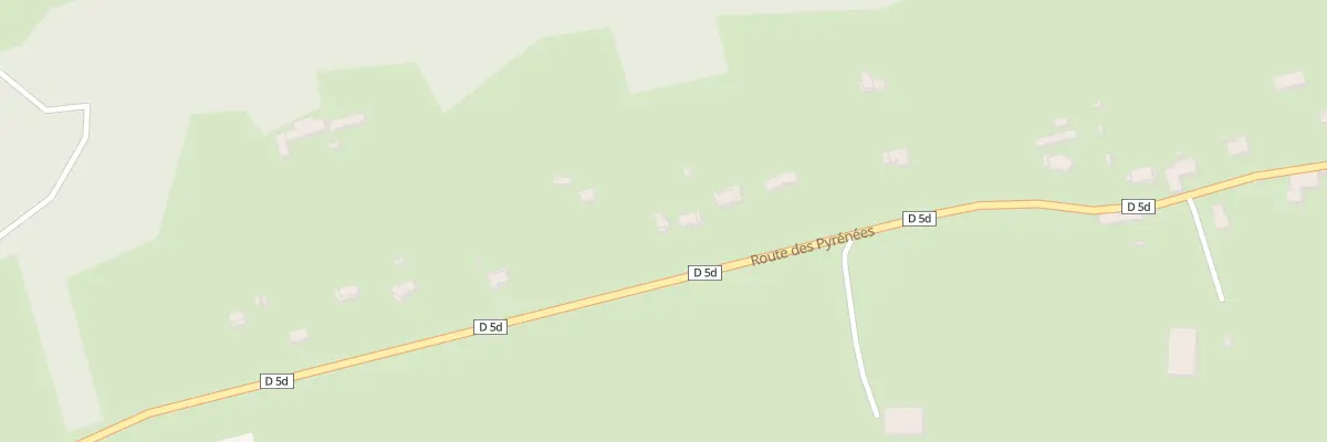 Plan du 2 Rte des Pyrénées à Pointis-Inard
