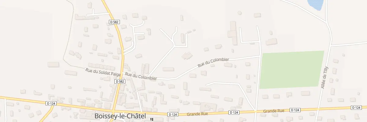 Plan du 11 Rue du Colombier à Boissey-le-Châtel