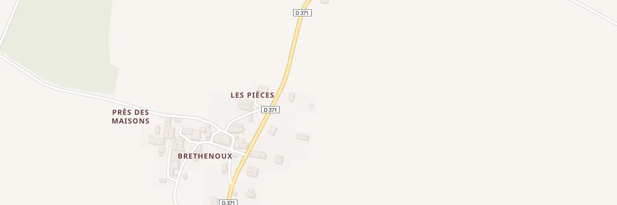 Plan du 1B Rue de Brethenoux à Chassenon