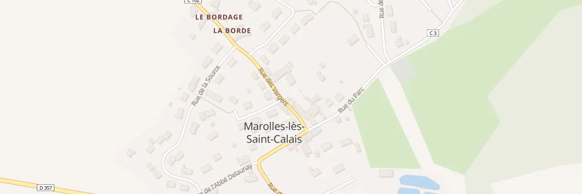 Plan du 8 Rue des Vergers à Marolles-lès-Saint-Calais