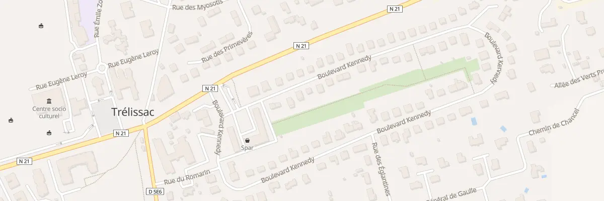 Plan du 8 Bd Kennedy à Trélissac