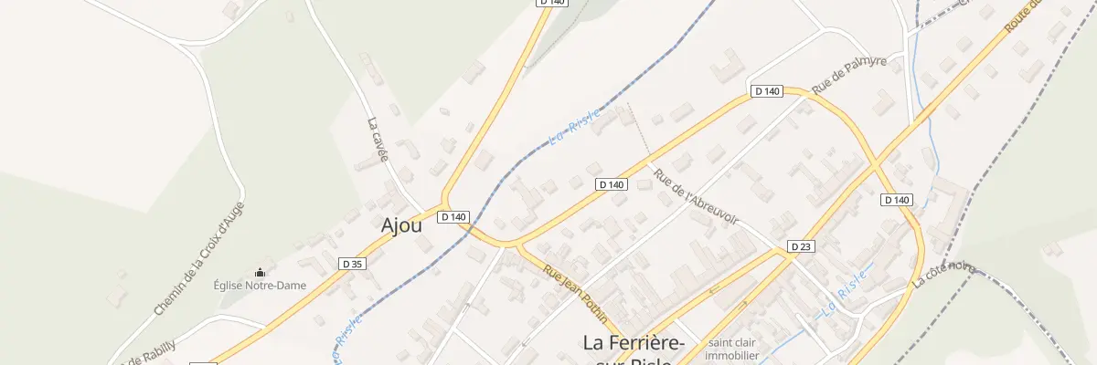 Plan du 9 Bd Georges Humery à La Ferrière-sur-Risle