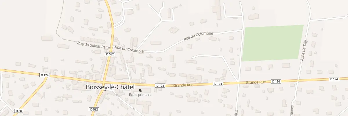 Plan du 12 Rue du Colombier à Boissey-le-Châtel
