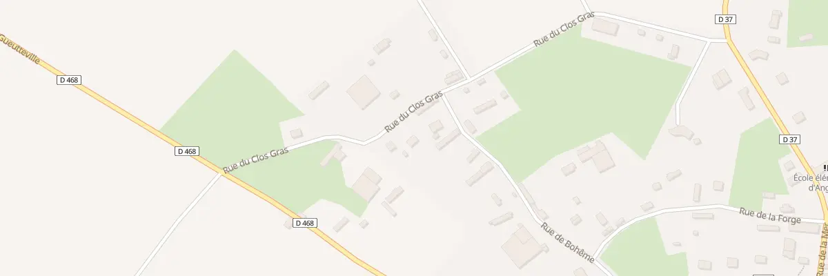 Plan du 405 Rue du Clos Gras à Angiens