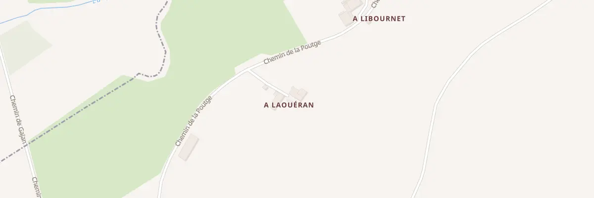 Plan du 3491 Chem de la Poutge à Tirent-Pontéjac