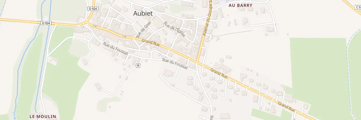 Plan du 5125 Gr Grand Rue à Aubiet