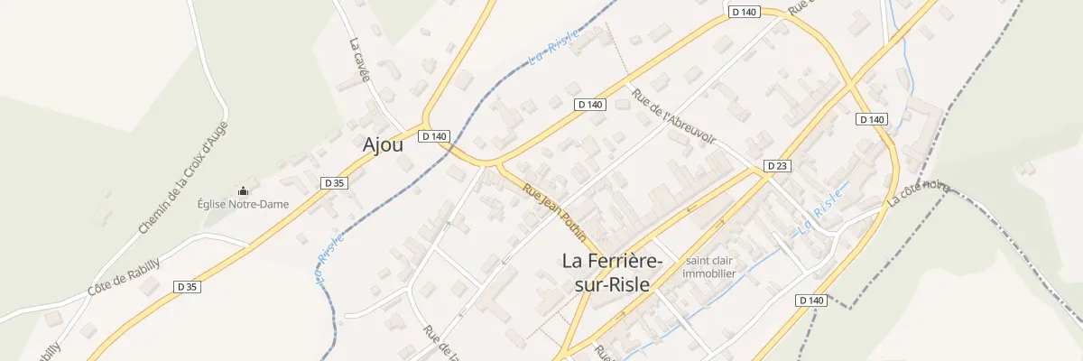 Plan du 16 Rue Jean Pothin à La Ferrière-sur-Risle