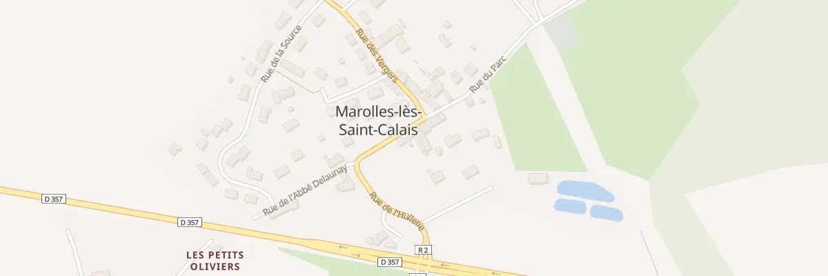Plan du 9 Pl de L Eglise à Marolles-lès-Saint-Calais