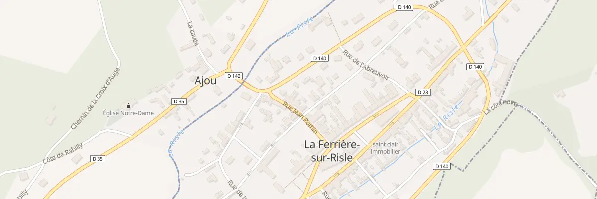 Plan du 14 Rue Jean Pothin à La Ferrière-sur-Risle