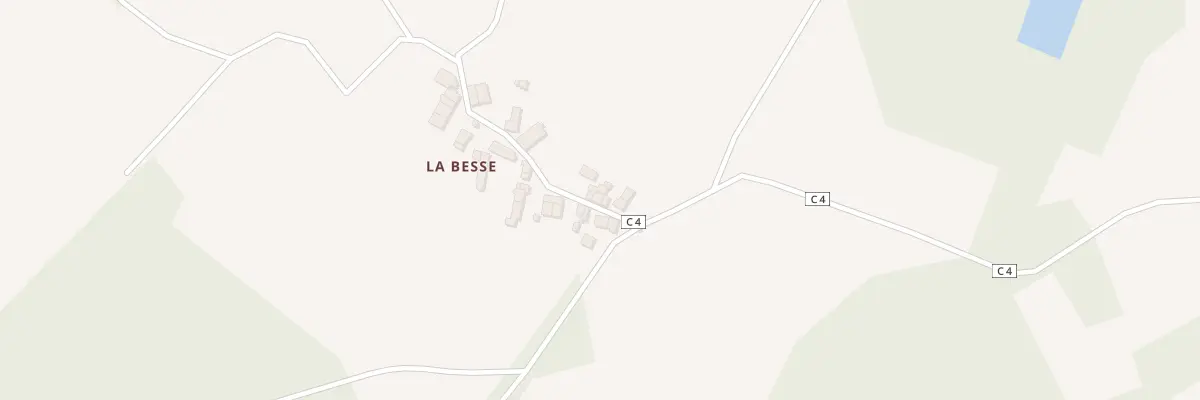 Plan du 5074 La Besse à Saint-Bazile