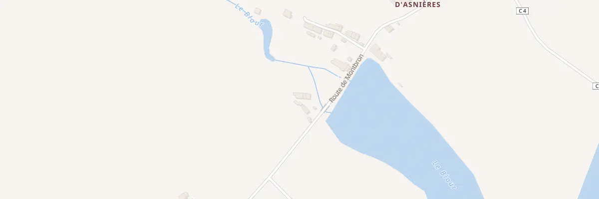 Plan du 5136 Moulin d’Asnieres à Asnières-sur-Blour