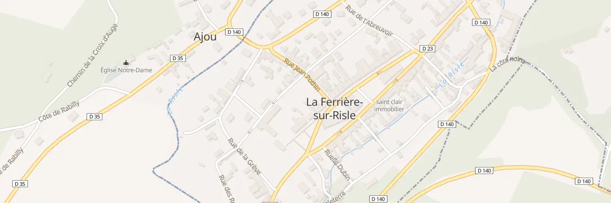 Plan du 2 Pl de la Mairie à La Ferrière-sur-Risle