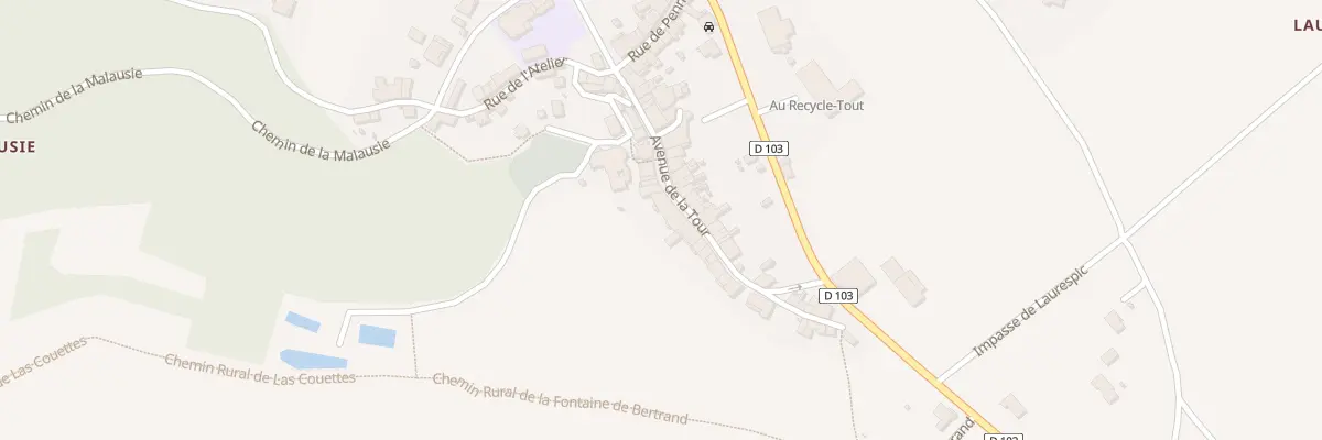 Plan du 28 Av de la Tour à Hautefage-la-Tour