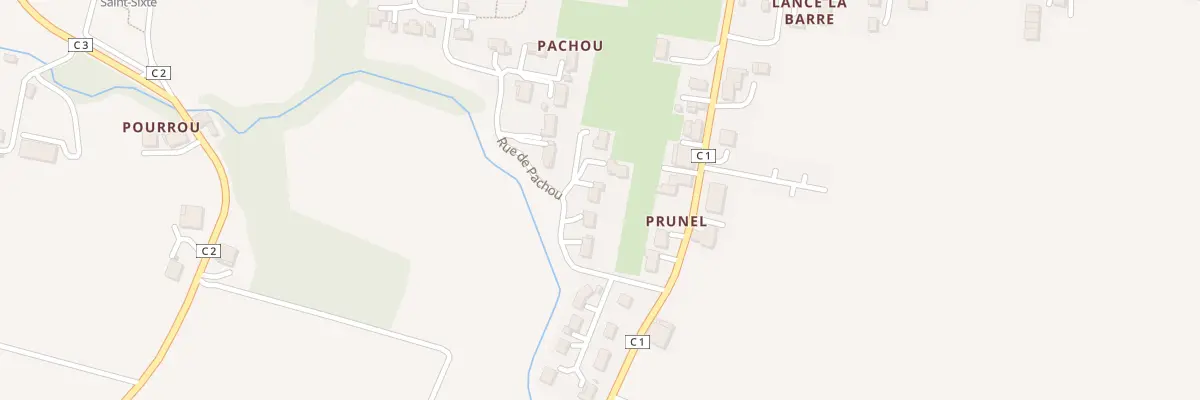 Plan du 305 Rue de Pachou à Saint-Sixte