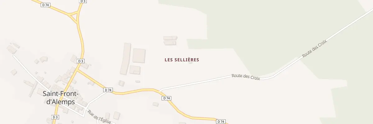 Plan du 41A Les Sellieres à Saint-Front-d’Alemps