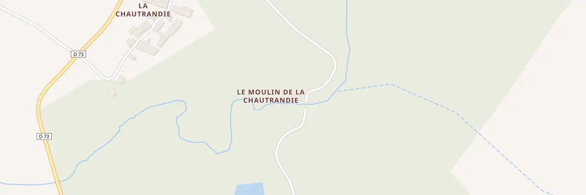 Plan du 5243 Moulin de la Chautrandie à Marval