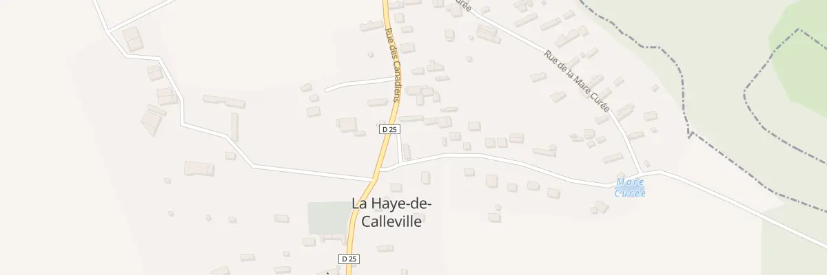 Plan du 1 Pl du Marronnier à La Haye-de-Calleville