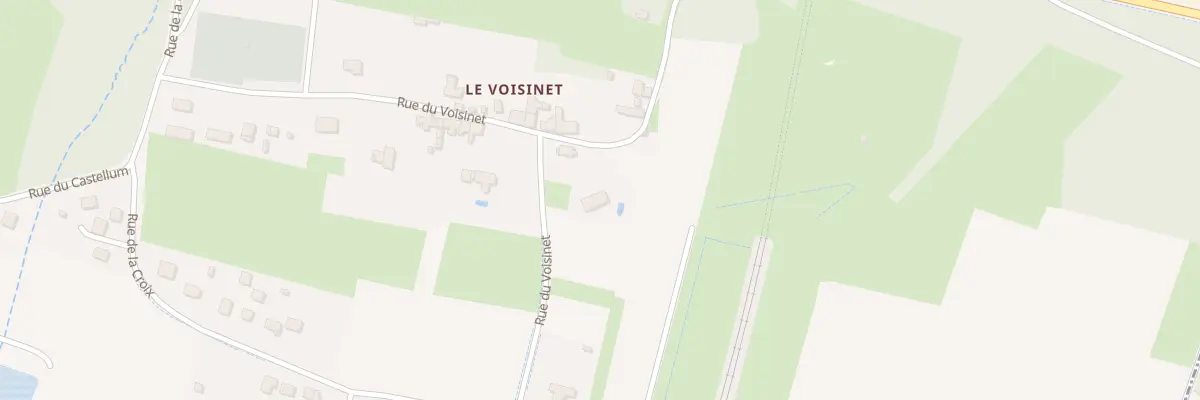 Plan du 4 All du Voisinet à Larçay